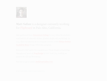Tablet Screenshot of mattsafian.com